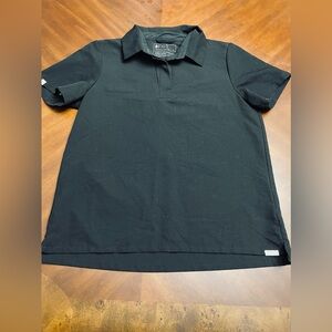 Figs Black Polo Shirt